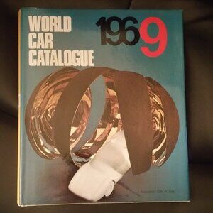 World Car Catalogue 1969  1st Ed Annual Book On Motor Industry Manufacturers